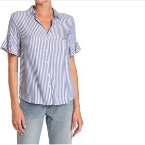 Beach Lunch Lounge “Nisa” striped shirt s NWT